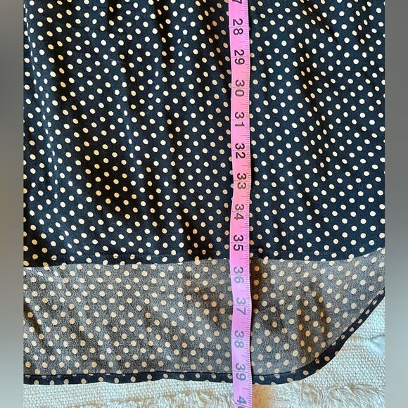 Madewell Long Sleeve polka dot Tunic Shirt Dress size x-small - Picture 10 of 12